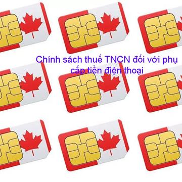 Chính sách thuế TNCN đối với các khoản chi tiền điện thoại
